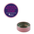 Empty Small Pink Snap-Top Mint Tin